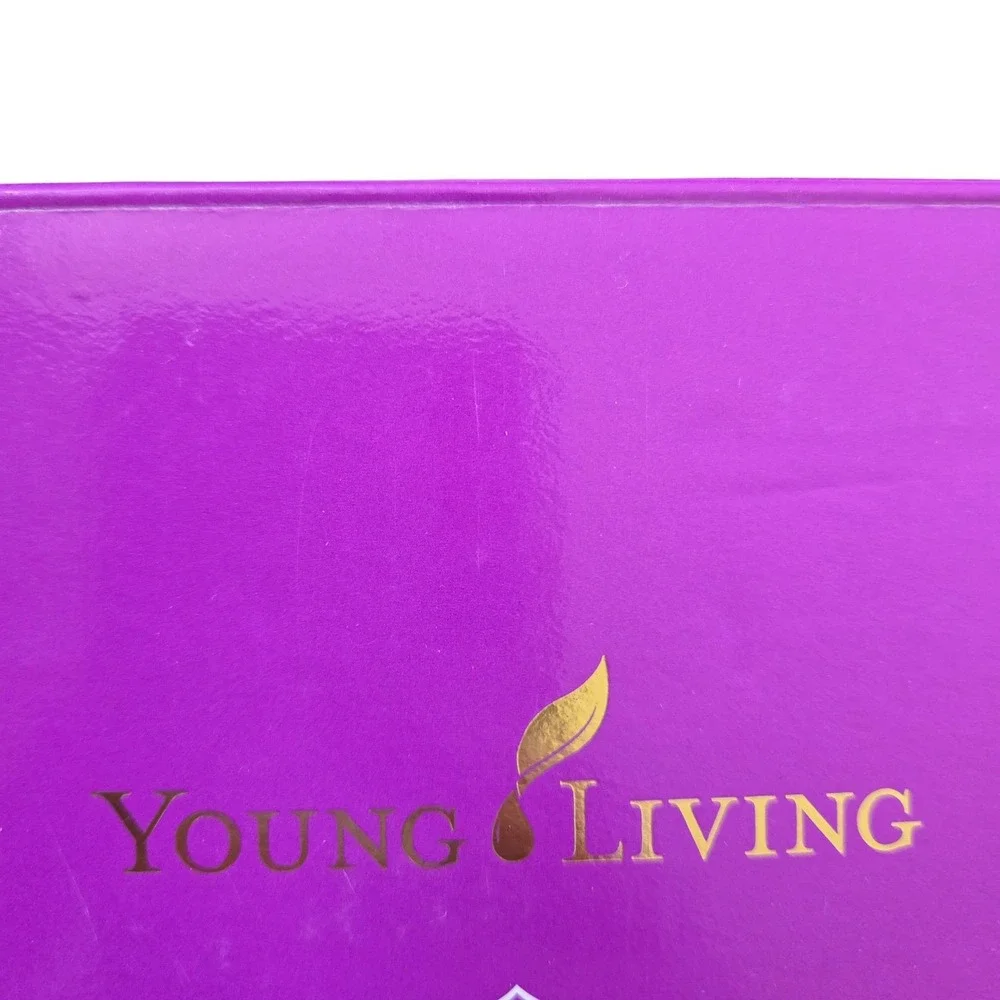 Young Living Home Diffuser Essential Oil Ultrasonic Mist Humidifier White Purple